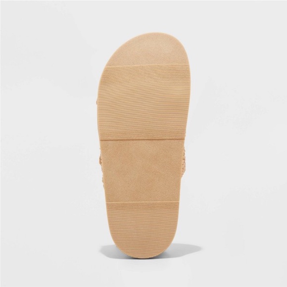 Target universal thread Kylie crochet footbed sandals woven double strap size 8 - Picture 4 of 7